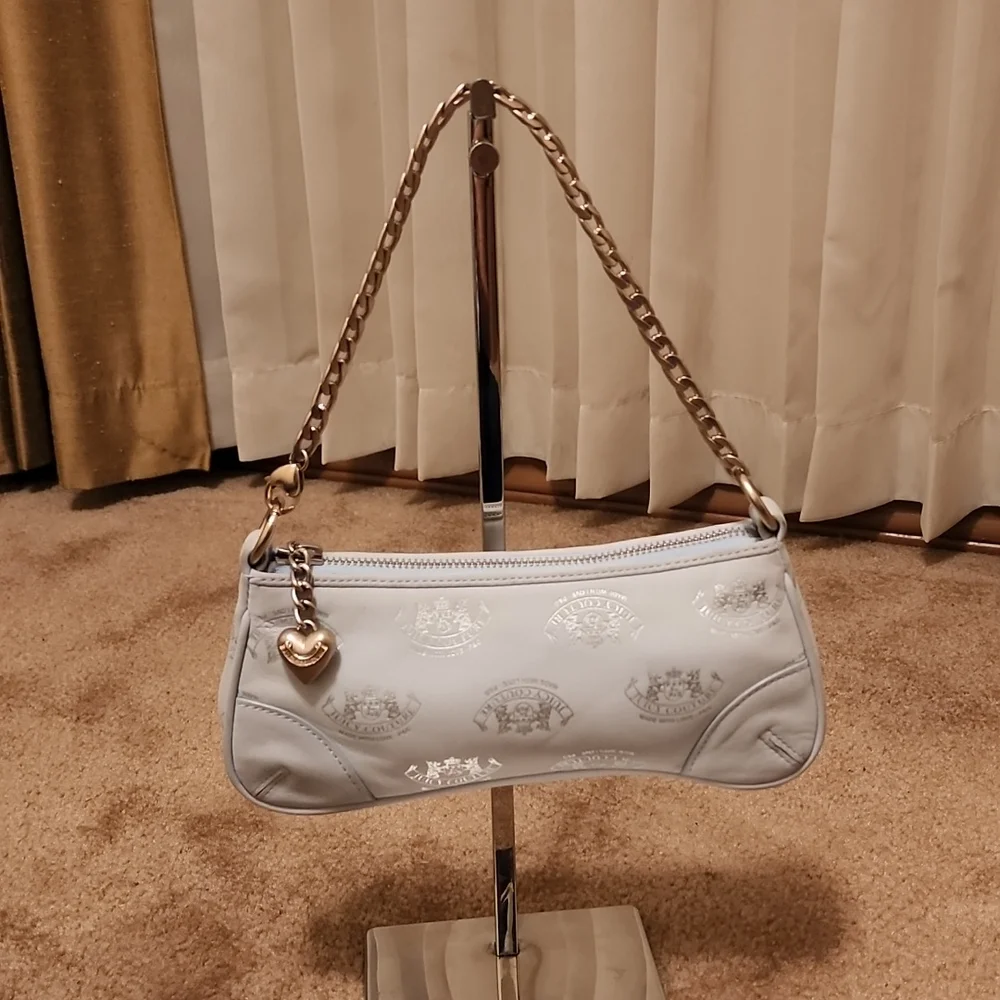 Juicy Couture Vintage Mint P&G Logo Chain Baguette - Picture 1 of 16
